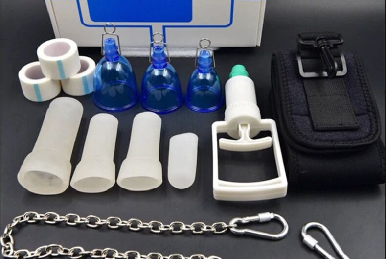 Vacuum sinking of penis